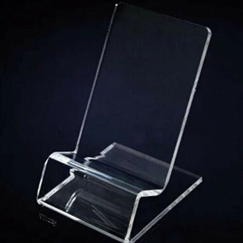 Eguiwyn Mobile phone holder Mobile Holder Phone Stand Acrylic Display Rack Bracket Transparent Clear Mount Kitchen，Dining & Bar Rack Clear