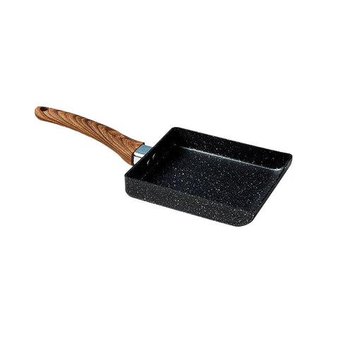 JWDX Non-Stick Pan Clearance! Aluminum Japanese Style Omelette Pan, Kitchen Non-Stick Pancake Pan, Non Stick Pan Promotion Include 1X Aluminum Japanese Omelette Pan, Kitchen Non-Stick Pancake Egg Pan Black