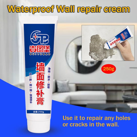 JWDX Cleaning Brush Clearance! White Latex Paint Wall Wall Cracks Ointment, Cleaning Brush Promotion Include 1X Wall Repair Paste 1X Scraper White