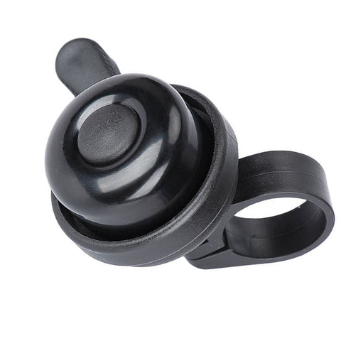 SWETRACE Cycling Handlebar Bell Plastic Clear Sound For Bicycle Riding 1Set 4.00X4.00X6.00CM Black
