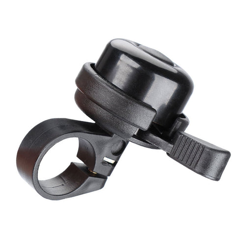 SWETRACE Cycling Handlebar Bell Plastic Clear Sound For Bicycle Riding 1Set 4.00X4.00X6.00CM Black