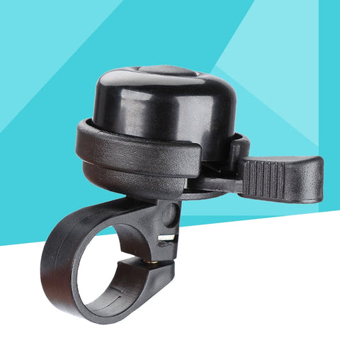 SWETRACE Cycling Handlebar Bell Plastic Clear Sound For Bicycle Riding 1Set 4.00X4.00X6.00CM Black