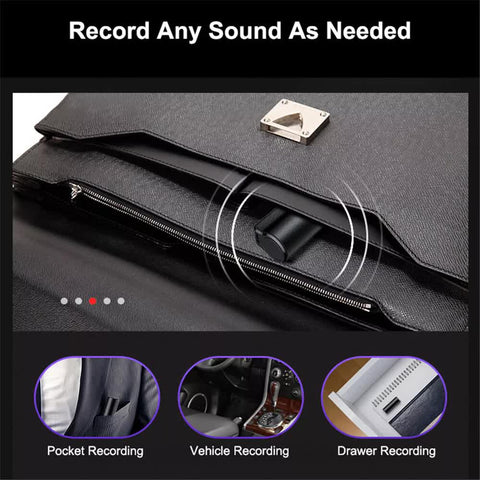 MP3 Spy Magnetic Recording Device Voice Activated Mini Audio Recorder Q70 US
