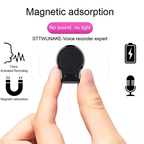 MP3 Spy Magnetic Recording Device Voice Activated Mini Audio Recorder Q70 US
