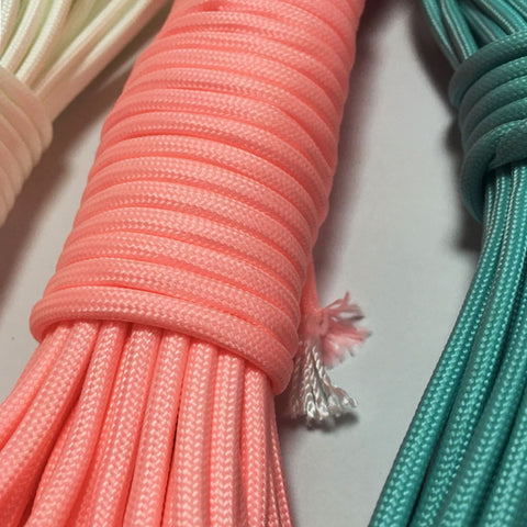 Worgeous 5pcs Outdoor 1 Meter Night Nine-core Umbrella Ropes Parachute Cord Glowing in the Dark