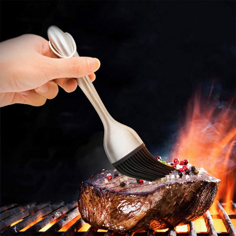 Worgeous 3PCS Stainless Steel Pastry Cutter Dough BBQ Brush Set for Kitchen Home Restaurant