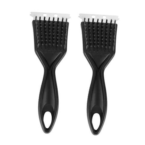 SWETRACE Barbecue Brushes PP 2Pcs 8.1x2.6x1.6in Grill Maintenance Barbecue