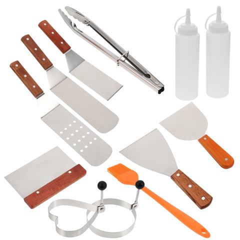SWETRACE Grill Accessory Bbq Grill Utensils Set Stainless Steel 1 Set 12Pcs