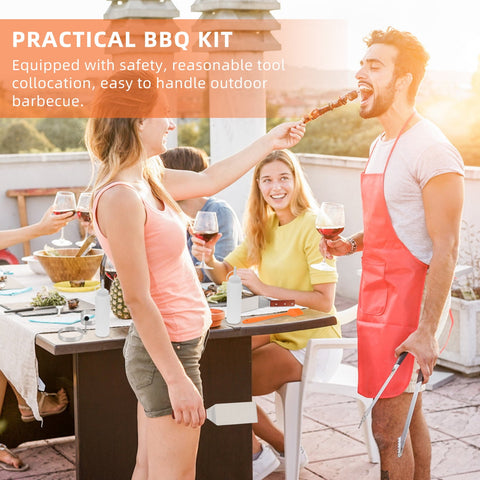 SWETRACE Grill Accessory Bbq Grill Utensils Set Stainless Steel 1 Set 12Pcs