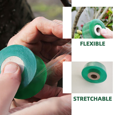 SWETRACE Grafting Apparatus 4 Rolls Multi-Function Stretchable Budding Tape for Fruit Trees 39.3in x 0.79in