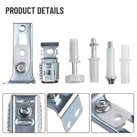 6Pack Bi-Fold Door Hardware Repair Kit For 1" To 1-3/8” Thick Doors