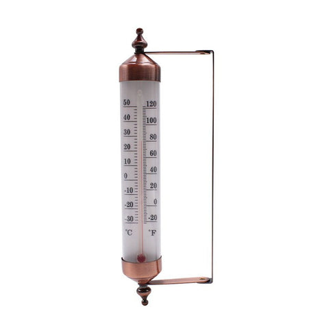 10 Inch Outdoor Wall Mounted Thermometer Garden Terrace Exterior Greenhouse Sun Terrace Measurement Tool Smile Home