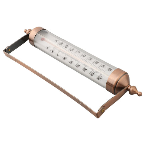 10 Inch Outdoor Wall Mounted Thermometer Garden Terrace Exterior Greenhouse Sun Terrace Measurement Tool Smile Home