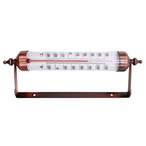 10 Inch Outdoor Wall Mounted Thermometer Garden Terrace Exterior Greenhouse Sun Terrace Measurement Tool Smile Home