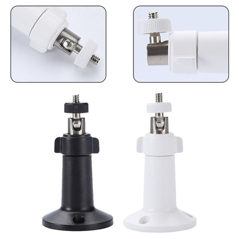 360° Rotating Universal Monitoring Bracket Indoor Outdoor Universal Camera Base Outdoor Camera Base Monitoring Accessories Black Smile Home White