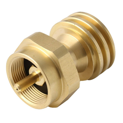 Solid Brass Steak Saver Propane Tank Adapter 1lb to 20lb Grill Bottle Converter Smile Home
