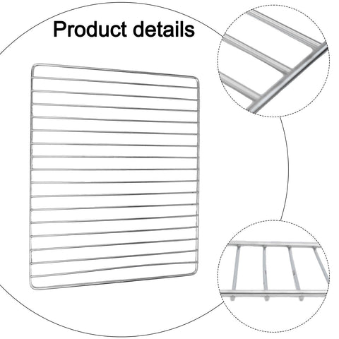 BBQ Grill Stainless Steel Mesh,Suitable for Camping BBQ (2 Size) Bar 30*25 Smile Home Bar 30*25