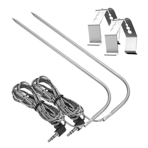 For Traeger Grills wood pellet oven meat probe PT1000 2-pack Smile Home