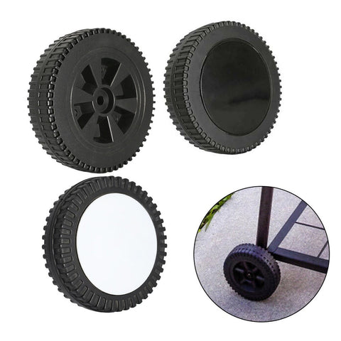 2Pcs Grill Wheel 6 Inch Bbq Grill Wheel Plastic Grill Wheel Replacement 5.98 X 1.57 X 0.41 Diameter Outdoor Cooking Parts C