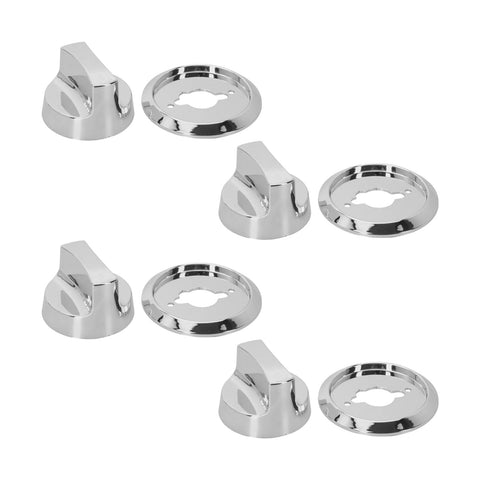 PASILI Kitchen Upgrade Electroplating Knob Accessories Easy Install Grill Knobs Grill Accessories Compatible With Gas Grills With base