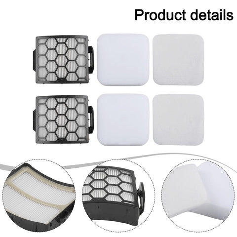 Foam Replacement Filter For Shark LA480WM UV850 UV900 UV900CCO LA492 LA481 LA481C LA481HGN LA481HBJ Part # XHF320 & XFFK602UKT