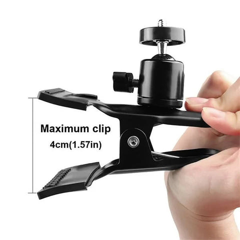 Guitar Head Clip Mobile Phone Holder 360 Degree Rotating Guitar Phone Shelf,for 2.16in-2.95in Phones Universal for Most Brands and Models