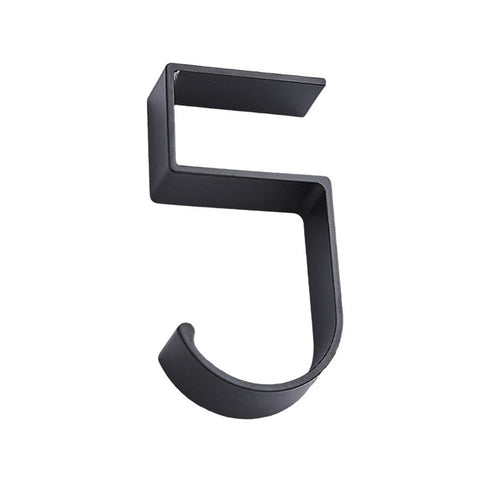 Purse Hook for Table, Heavy Duty Alloy Desk Bag Mount Hanger, Multi-Purpose Handbag Holder for Desktop Organizer Backpacks Headphones Keys Umbrellas Water Bottles Hanging, 1 Pack, 1.85x3.94 1.85" x 3.94" Black