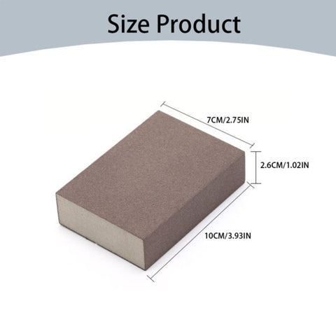 Sanding Sponge Sanding Blocks Assortment, Sand Paper for Wood Furniture, Sander Pads, Washable And Reusable Sanding Polishing Sponge Sandpaper for Drywall Metal Glasses Repair,120 Grit 60 Grit