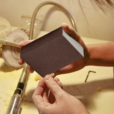 Sanding Sponge Sanding Blocks Assortment, Sand Paper for Wood Furniture, Sander Pads, Washable And Reusable Sanding Polishing Sponge Sandpaper for Drywall Metal Glasses Repair,120 Grit 60 Grit