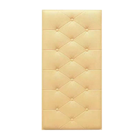 1Pcs 3D Anti Collision Wall Padding For Bedroom,Self Adhesive Peel And Stick Headboard Padded Wall Cushion Upholstered Self-Adhesive Wall Panels Playroom Decorative Protection Panel,A B