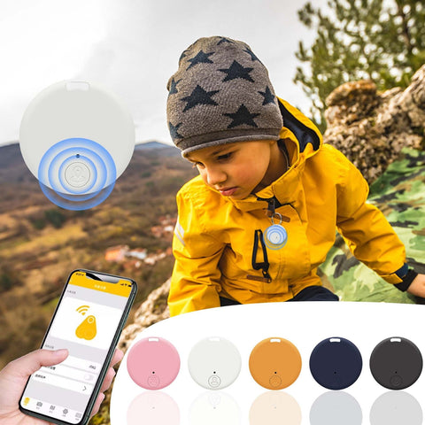 Bluetooth 5.0 Two-Way Alarm Key Finder, Smart Anti-Loss Tracking Device for Keys, Wallet or Pets, Ultra-Low Power Consumption with 6-Month Battery Life, Compact and Portable Locator D