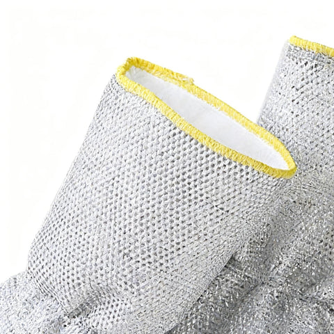 Oven Mitts - BBQ Gloves - Heat Resistant Oven Gloves - Barbecue Accessories - Pot Holders - Kitchen Gloves - Grill Gloves - Cooking Gloves - Baking Utensils - Kitchen Utensils - Non-Slip - Heat Resistant Gloves - Gray - 2 Pieces
