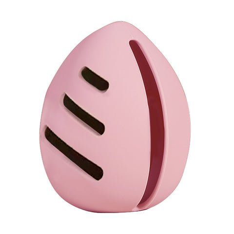 Makeup Sponge Holder - Beauty Sponge Case - Makeup Organizer - Storage Box - Makeup Egg - Travel Box - Cosmetic Accessories - Sponge Box - Gift for Women - Toiletry Bag - Protective Cover - Silicone - Nude Pink and Brown - 3 Pieces