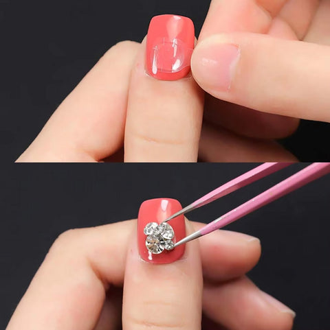120x (MEGA PACK) Double-Sided Nail Stickers | 5 Sheets | Stick-on Nails | Press-on Nails | Fake Nails | Nail Stickers