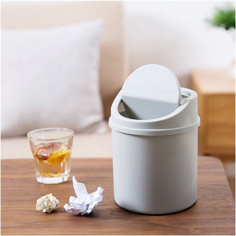 1-pack, pink, mini trash can, desk trash can, home office storage accessories