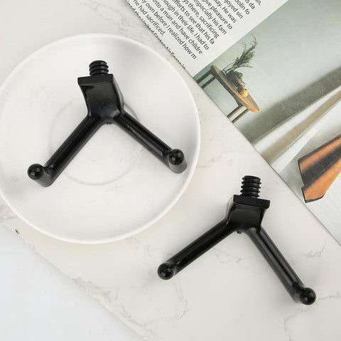 Allecta - Tool Hooks for Garden Shed - Storage Accessories for Shovels and Rakes - Set of 3 (Black)