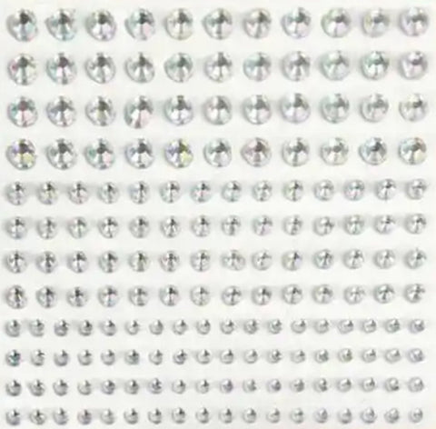 Diamond Face - Glitter makeup stickers in 4 sizes - 100 pieces