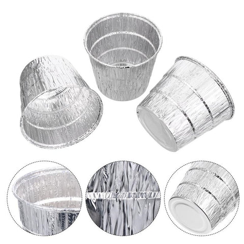 12 Pack Disposable Drip Grease Bucket Liners, Grill Drip Tray, Disposable Foil Liner for BBQ Drip Bucket