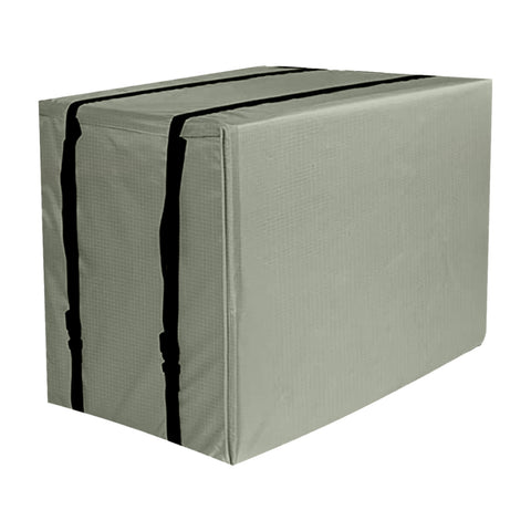 Cheers.US Window Air Conditioner Cover Outdoor, Outside Window AC Unit Cover Black Dust-Proof Waterproof AC Cover Outdoor Window AC Protection Cover S Beige