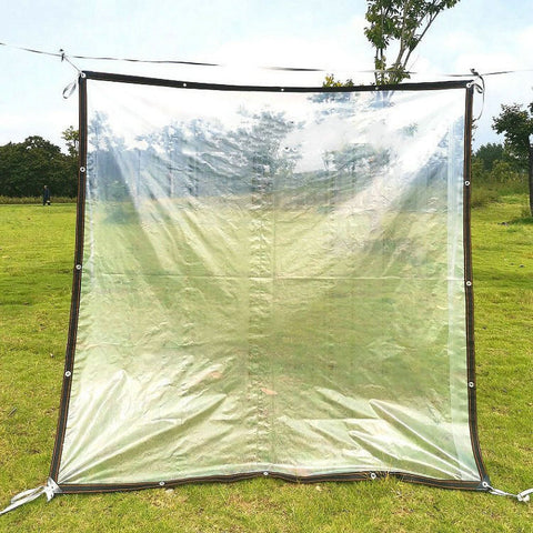 Clear Tarps Heavy Duty, Waterproof Tarpaulin Cover Greenhouse Garden Plant Patio 5 x 6.5FT 6.5*8ft