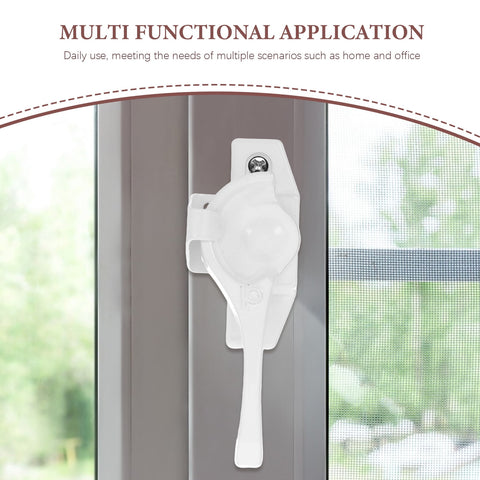 HOOWIFFY Aluminum Sliding Window Lock, and Stylish Design, Easy to Install, Includes 4 Sets for Secure
