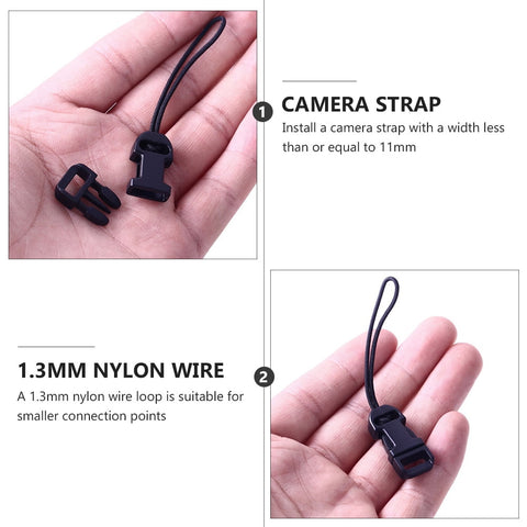 8pcs Quick Release Camera Strap QD Loops Connector Cameras Strap Adapter