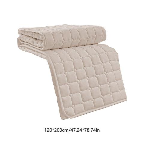 Chmadoxn Queen Mattress, 47×78 Inch Floor Mattress, Thicken Floor Sleeping Pad Foldable, Roll Up Mat Easy to Store and Portable, Mattress Suitable for Camping and Guest Room 47×78 in Pink
