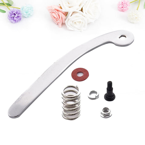 Replacement Guitar Whammy Bar Tremolo Vibrato Bridge Tailpiece Compatible for Bigsby (Silver, Random Color Accessories)