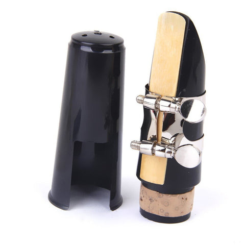 Clarinet Mouthpiece with Cleaning Kit (Black) Black