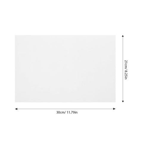 HOOWIFFY White Felt Furniture Pads with Adhesive, Anti-Skid Floor Protectors for Noise Reduction and