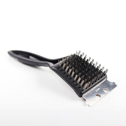 Chmadoxn Stainless Steel Grill Cleaning Brush, Wire Brush, Grill Brush Cleaner Tool with Scraper and Wire Brush for Gas, Electric, Charcoal Grill, BBQ Grill, r, Grill Grate
