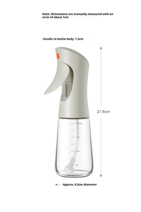 Olive Oil Sprayer for Cooking Glass,200ml Oil Dispenser Bottle , Spray Bottles Oil Dispenser for Kitchen, Kitchen Gadgets for Salads, white