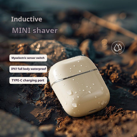 Mini Electric Shaver for Men and Women, Dual Head Portable Razor with Smart Sensor, Compact Travel Size Pocket Shaver, USB-C Rechargeable, Wet & Dry Waterproof, Low Noise, Easy to Clean