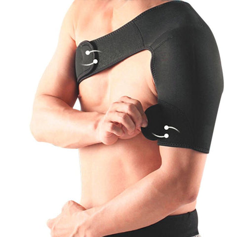 Shoulder Support Brace with Pressure Pad for Men Women, Adjustable Shoulder Brace for Torn Rotator Cuff, Tendonitis, Dislocation, AC Joint, Bursitis, Labrum Tear, Pain,universal
